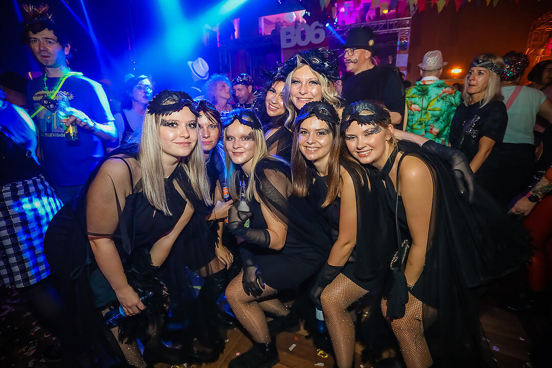 Beste Partystimmung in der Stadthalle