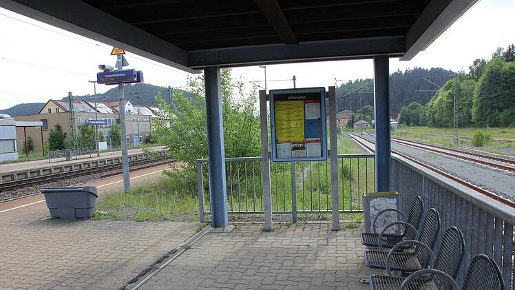 Impressionen vom Bahnhof Pressig-Rothenkirchen - aufgenommen im Mai 2018. Foto: Andreas Schmitt