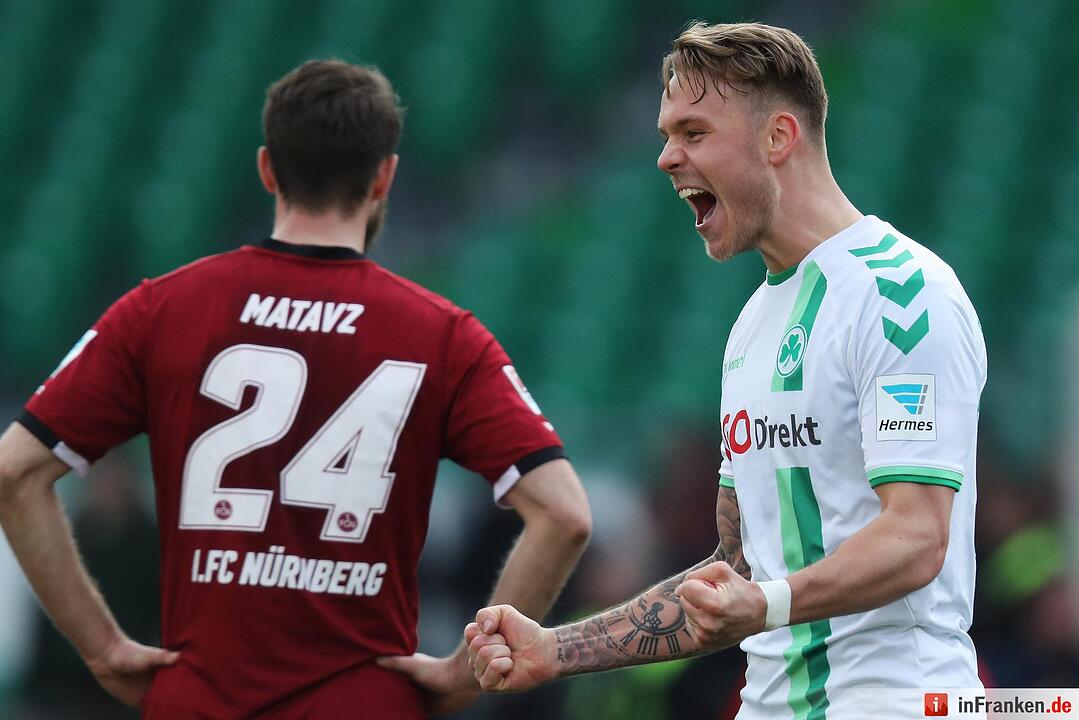 262. Frankenderby: SpVgg Greuther Fürth schlägt 1. FC Nürnberg mit 1:0