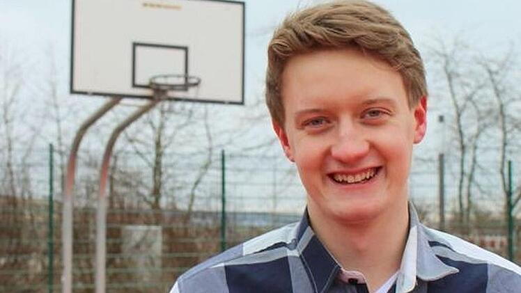 Student, Autor und Basketballfan: Linus M&uuml;ller Foto: privat