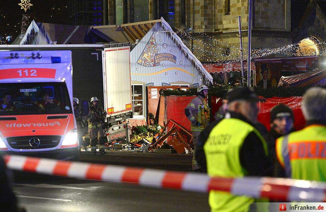 Möglicher Anschlag mit Lastwagen auf Weihnachtsmarkt