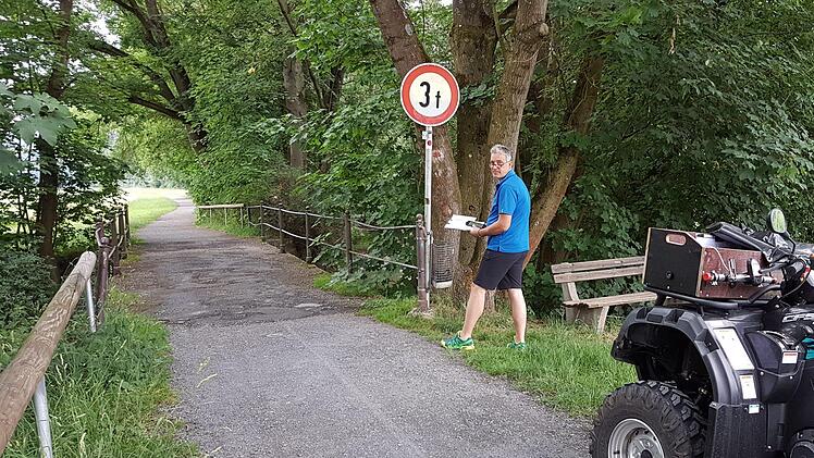 Die ersten Wege wurden bereits begangen und analysiert. Foto: Tobias Gruber