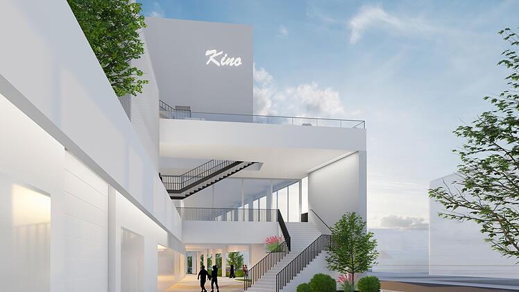 Das Kino wird künftig durch eine neue Treppe erschlossen.