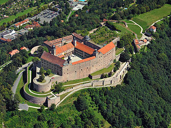 Luftansicht Kulmbach/Plassenburg © Bayerische Schlösserverwaltung