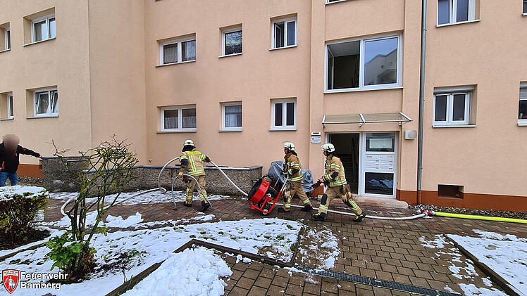 Bamberg: Brand in Wohnhaus