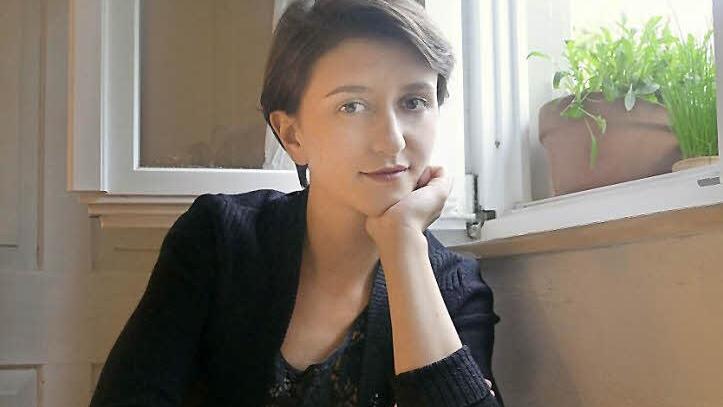 Die junge Autorin Xeniya Veber, die gute Chancen hat, ein Stipendium zu bekommen und ihren Roman zu vollenden Foto: Valerija Levin