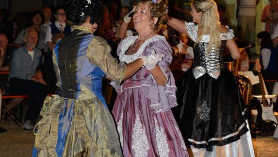 Rondo Historica bei der Kurgartenbeleuchtung in Bad Bocklet. Foto: Björn Hein
