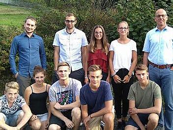 Der neue Vorstand der Jugendinitiative Oberbach. Foto: Sebastian Schmitt