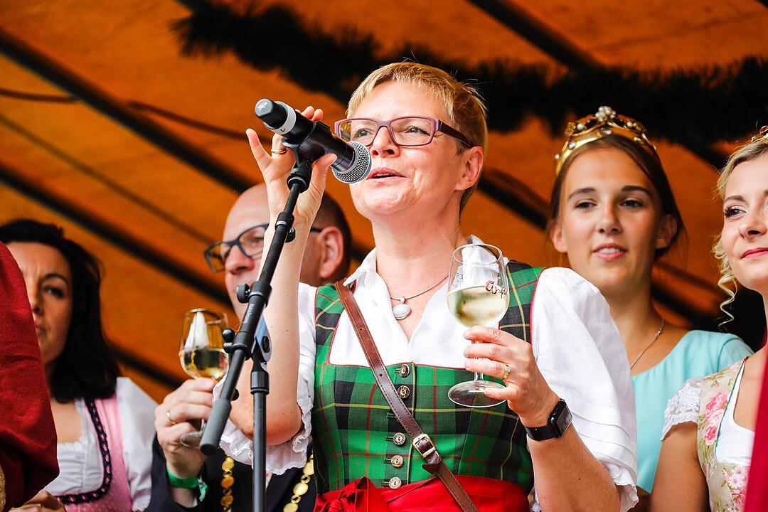 Weinfest-Eröffnung in Zeil am Main
