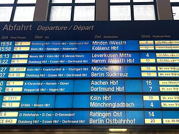 Verspätungen im Bahnverkehr