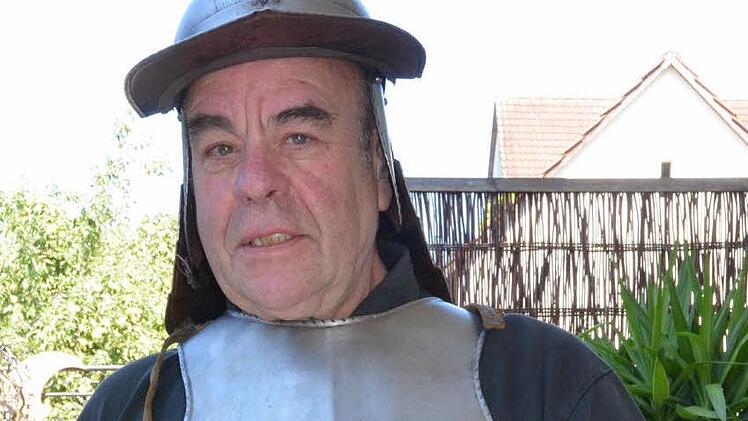 Heinrich Winkelmann ist häufig geharnischt unterwegs. Foto: Rainer Lutz