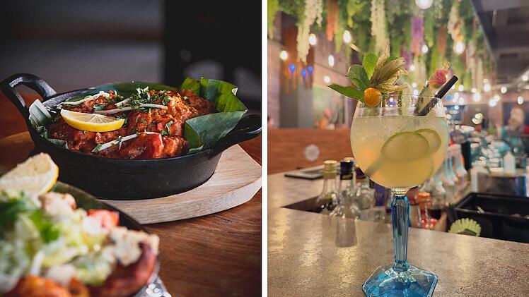 Im Andaaz kannst du unter anderem zwischen aromatischen Currys, zarten Tandoori-Gerichten, Lamm Rogan Josh oder Chicken Tikka Masala entscheiden.