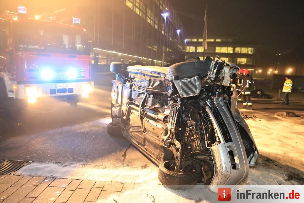 Verkehrsunfall an Coburger Bahnhof