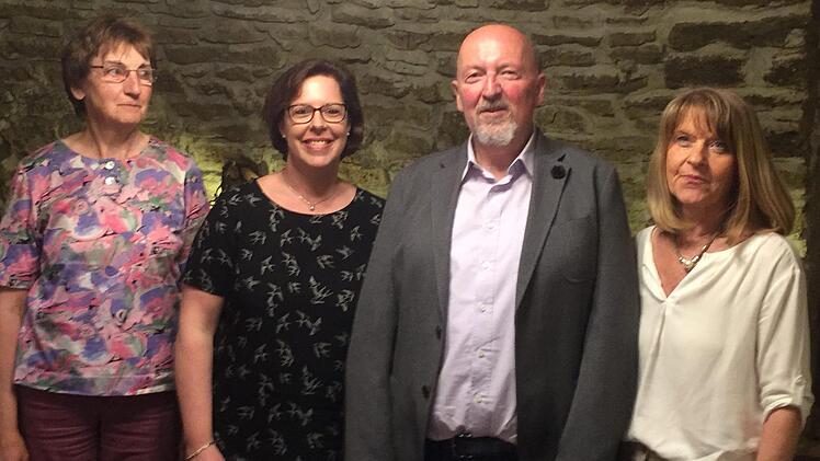 Der neu gewählte Vorstand des Kreisvereins Münnerstadt im BLLV: (v. l.) Grete Heilinger, Annabell Fleischmann, Wolfgang Wittmann und Edith Frank. Anneliese Albert