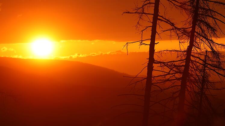 Sonnenuntergang im Harz
