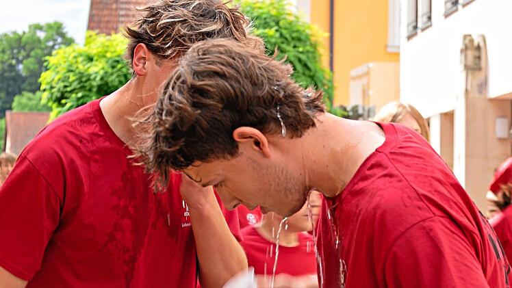 Auch bei moderaten Temperaturen ist ein k&uuml;hler Wasserguss erfrischend.