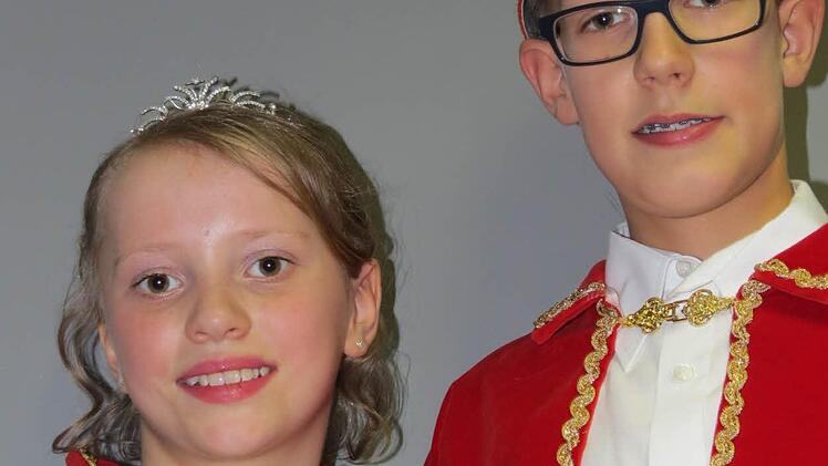 Das Prinzenpaar: Prinzessin Kristin II. und Prinz Michael II.