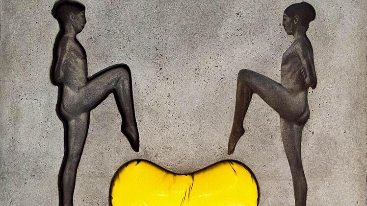 Matthias Dämpfle: Beton, Gravur, Lack Foto: Jochen Berger