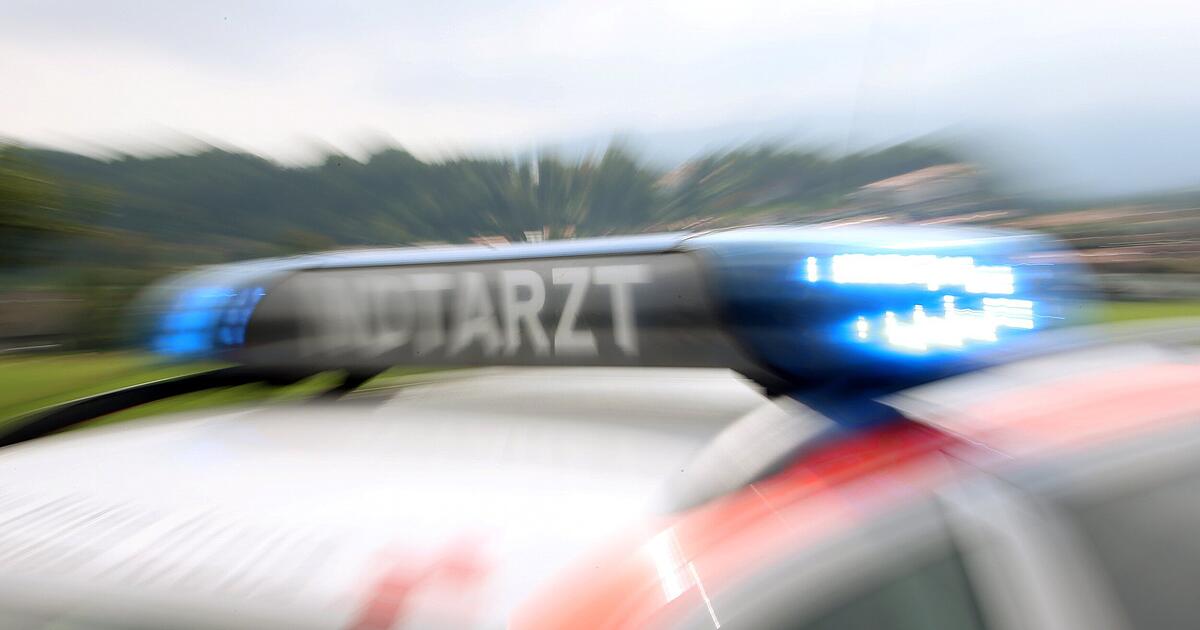 B286 bei Poppenhausen: Zwei Schwerverletzte bei Frontalcrash
