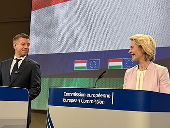 P&eacute;ter Magyar zu Besuch in Br&uuml;ssel