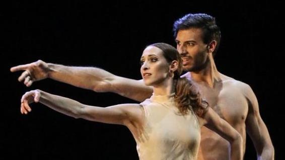 Lara Brandi und Gabriel Marseglia vom Tiroler Landestheater Innsbruck . Landestheater Innsbruck