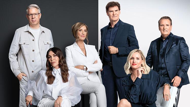 Ab Montag, 23. Februar, k&auml;mpfen die Investoren der VOX-Gr&uuml;ndershow "Die H&ouml;hle der L&ouml;wen" wieder um die vielversprechendsten Start-ups. Von links: Frank Thelen, Judith Williams, Dagmar W&ouml;hrl, Carsten Maschmeyer, Janna Ensthaler und Ralf D&uuml;mmel