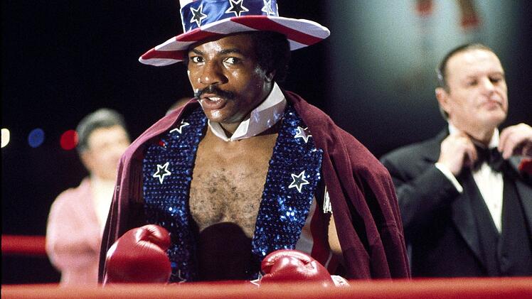 Mit der erbitterten Gegenwehr des Underdogs Rocky Balboa hat Weltmeister Apollo Creed (Carl Weathers) nicht gerechnet.