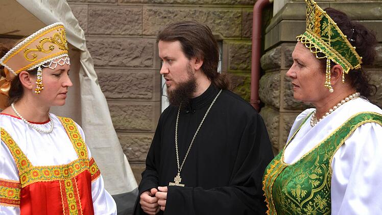 Alexej Lemmer, der Priester der Gemeinde, war aus München angereist.