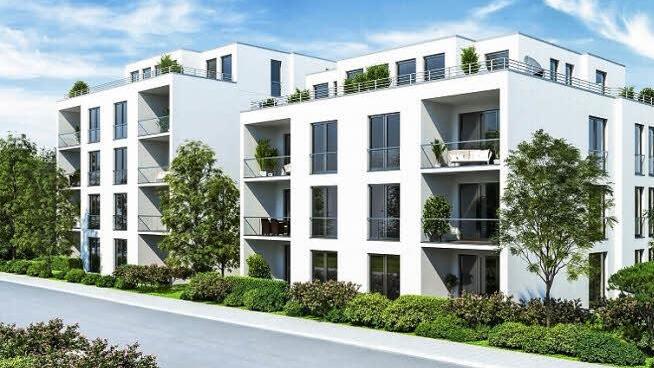 Auf der Industriebrache der ehemaligen Lackiererei Altmann in der Wiesenstraße will ein Bayreuther Unternehmen zwei Gebäude mit Eigentumswohnungen errichten. Grafik: Von Poll Immobilien