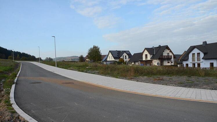 Hier in waldnaher Lage sind Bauparzellen voll erschlossen. Der Markt Pressig ermöglicht Bauwilligen, in schöner Lage Eigenheime zu erstellen K.- H. Hofmann