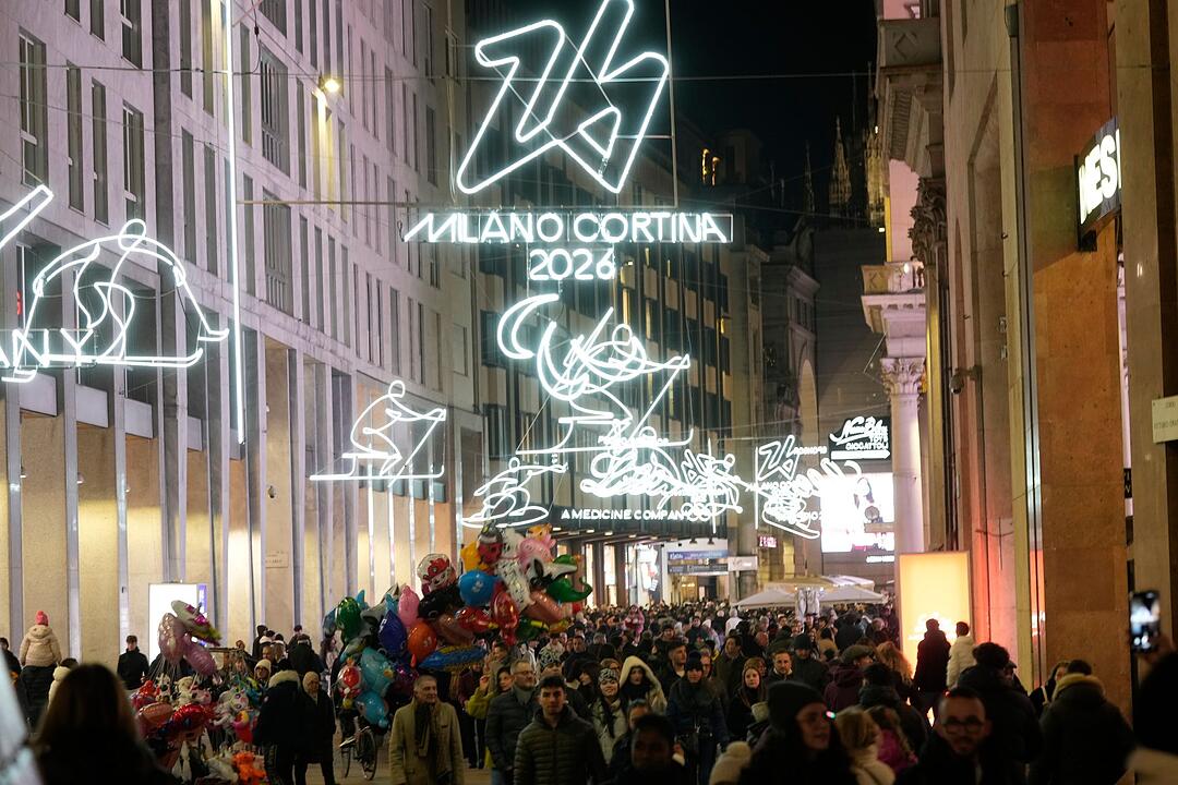 Vor den Olympischen Winterspiele in Mailand