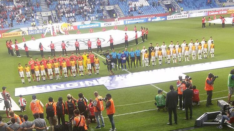 Vor dem Spiel der Philippinen gegen China. Foto: privat