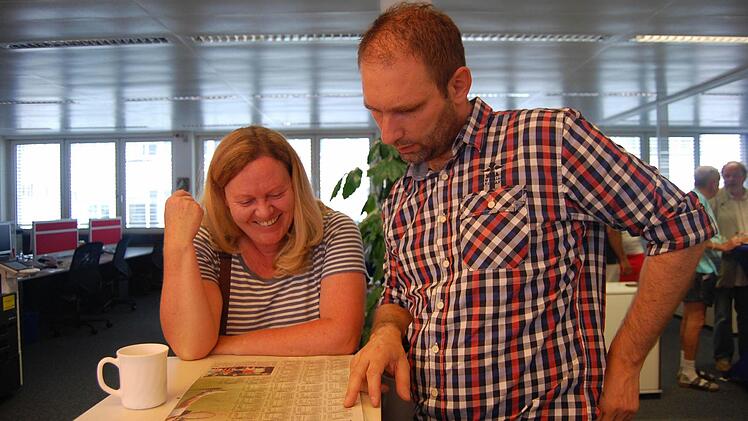 Tageblatt-Sportredakteur erklärt Helgard Gengnagel Hintergründe zur Sportberichterstattung im Tageblatt.