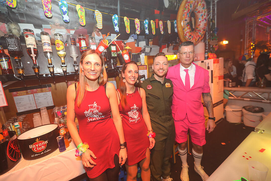 Beste Partystimmung in der Stadthalle
