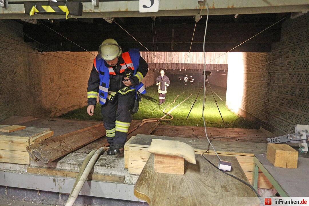 Bamberg: Schützenhaus brennt