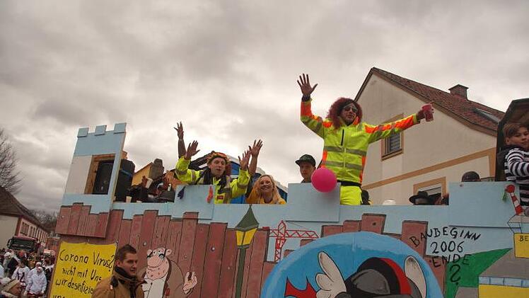 Faschingsumzug in Memmelsdorf Foto: Joseph Beck
