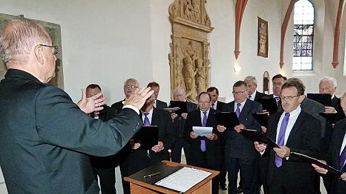 Die Träger des Friedensfestes sind die Choradstanten. Unser Archivfoto zeigt sie bei einem Konzert anlässlich des Friedensdankfestes im Jahr 2016.