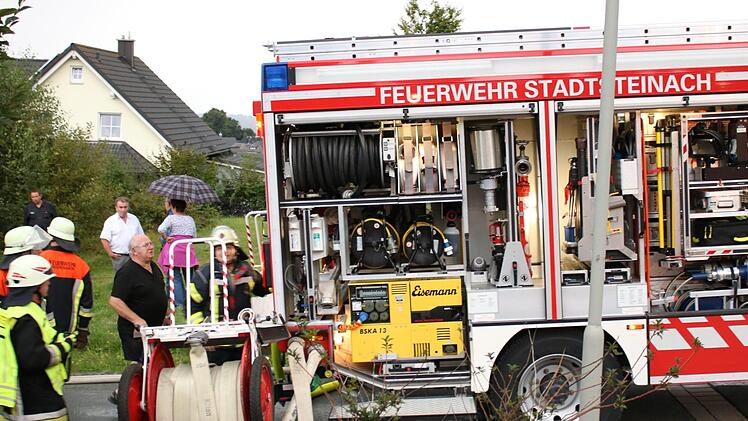 Auch die Feuerwehr Stadtsteinach war im Einsatz.