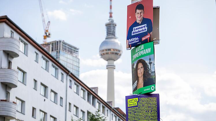 Wahlkampf zur Abgeordnetenhauswahl in Berlin
