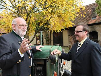 Hubert Dietz (links) und sein Nachfolger Werner Nützel  Foto: Michael Gründel