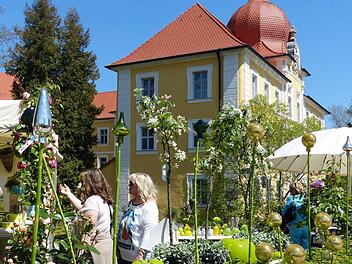 Wieder fand der Akzente-Haus-und-Garten-Markt im Areal von Schloss Thurn statt. Foto: Pauline Lindner