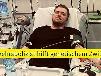 Besonderer Polizei-"Einsatz": Oberfränkischer Polizist hilft Blutkrebs-Patient