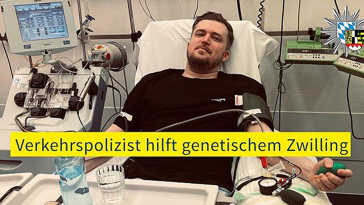 Besonderer Polizei-"Einsatz": Oberfränkischer Polizist hilft Blutkrebs-Patient