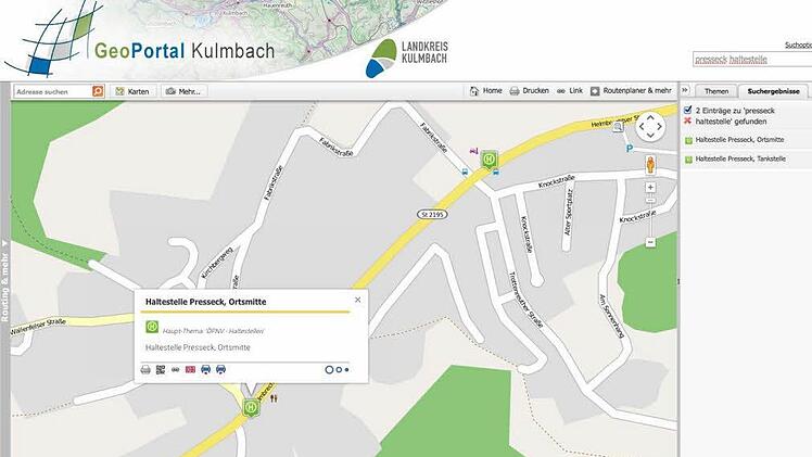 Fix gefunden: Wo gibt's in Presseck eine Bushaltestelle?