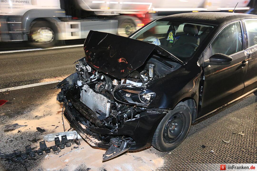 Kollision auf der A3 bei Pommersfelden