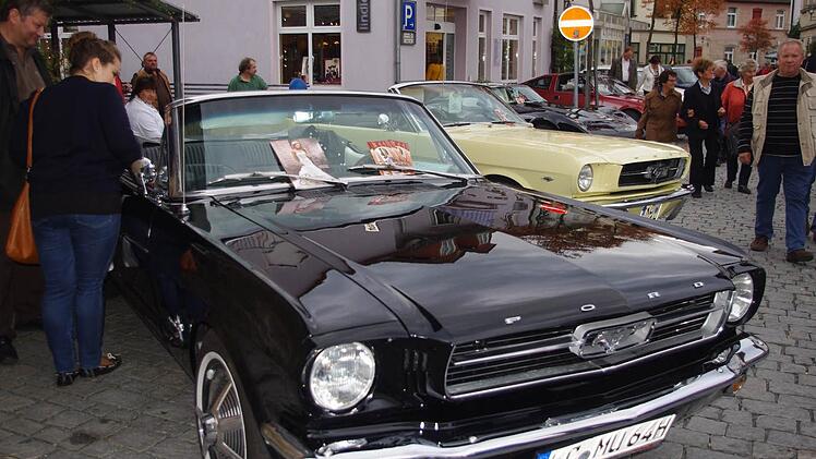 Automobile Schmuckstücke sind beim Drei-Länder-Treffen in Kronach zu sehen. Foto: Heike Schülein