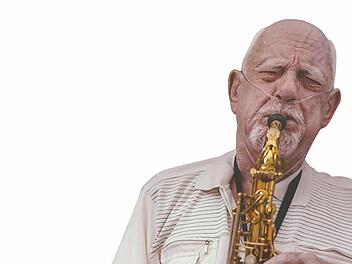 Der Herzogenauracher Musiker Fritz Mensching Fotos: privat