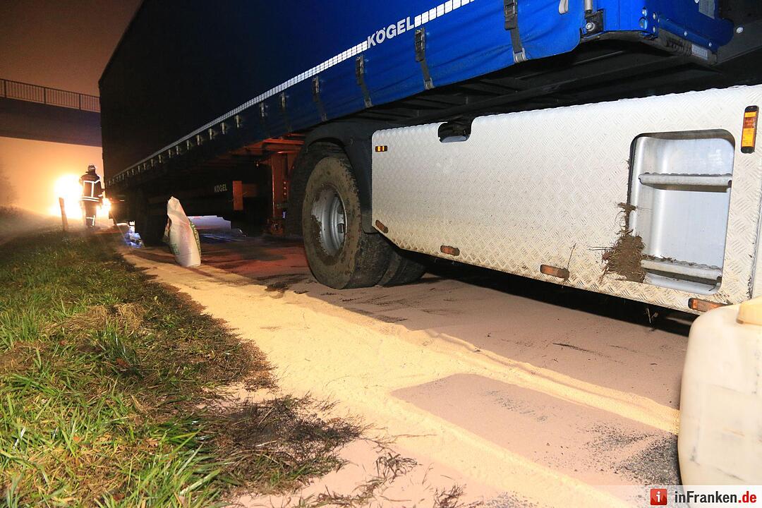 Lkw-Unfall bei Hirschaid