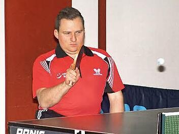 Sebastian Kotschenreuther nahm zum 22. Mal an der Deutschen Meisterschaft im Rollstuhl-Tischtennis teil Foto: Hans Franz