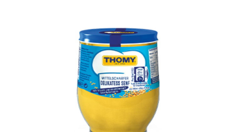 Thomy ändert Glas-Design